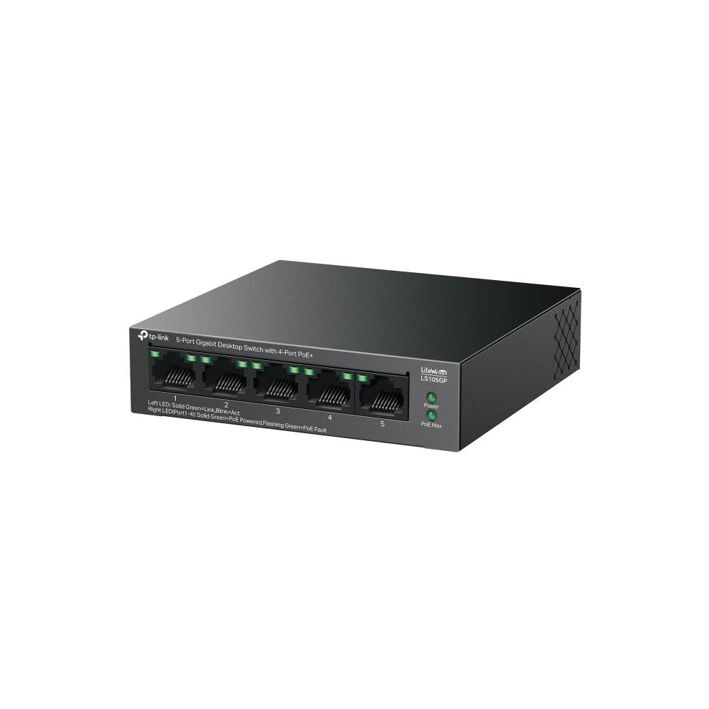 Switch TP-LINK LS105GP PoE+ ports 4 LS105GP
