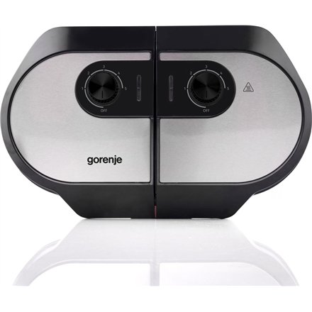 Gorenje | Mini Grill, Waffle plate | WM1400SB | Electric Grill | 1400 W | Diameter 18 cm | Black