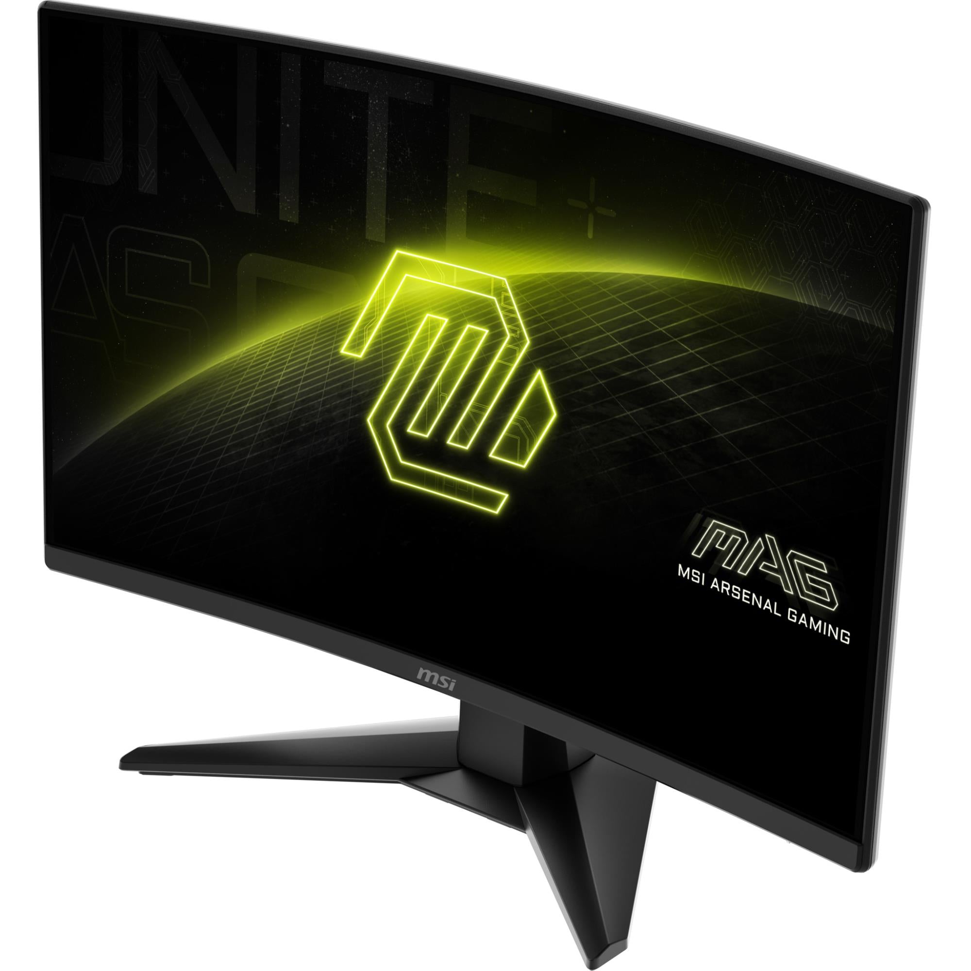 LCD Monitor MSI MAG 242C 23.6" Gaming/Curved/Frameless Matte Panel VA 1920x1080 16:9 180Hz 1 ms Colour Black MAG242C