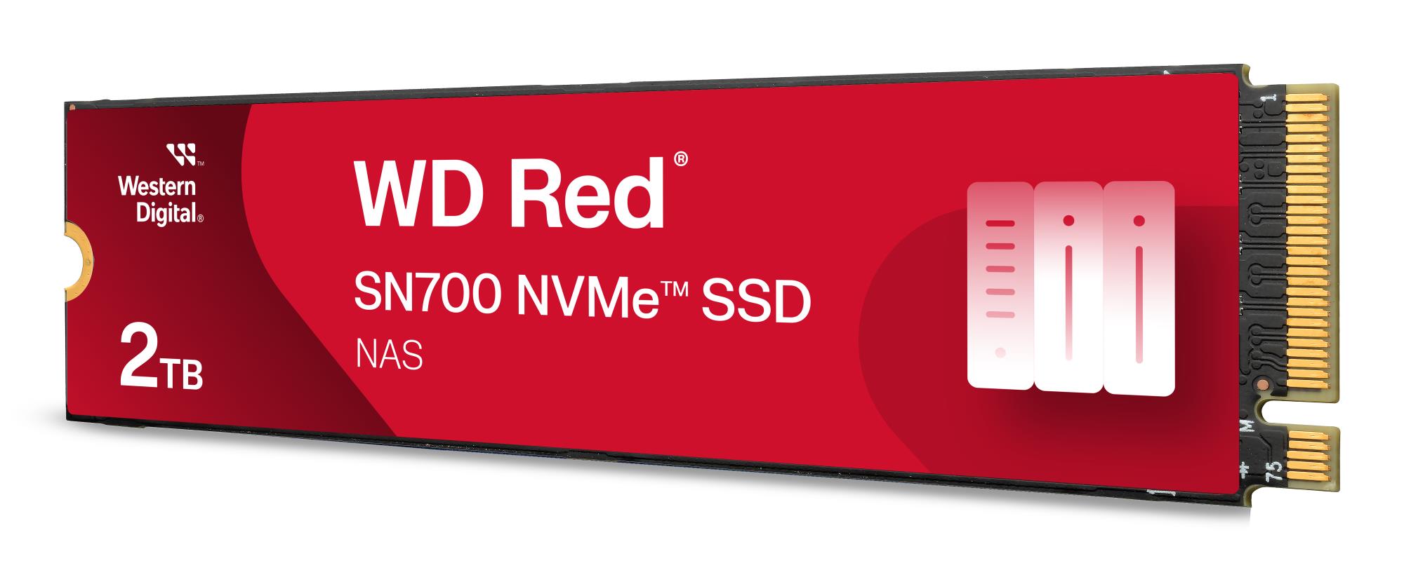 SSD SANDISK 2500xTBW rating MTBF 1750000 h Read speed 3400 MB/s Write speed 2900 MB/s NVMe Yes PCI Express 3.0 M.2 2000 GB POWERED BY SANDISK Red SN700 WDS200T1R0C
