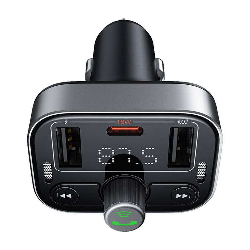 FM Transmitter Baseus S-09 Pro, Bluetooth (black) - Image 3