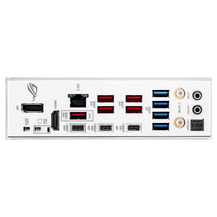 Mainboard ASUS AMD X870 SAM5 ATX Memory DDR5 Memory slots 4 1xPCI-Express 4.0 16x 1xPCI-Express 5.0 16x 4xM.2 1xHDMI 1xDisplayPort 1xAudio-In 1xAudio-Out 4xUSB 3.0 5xUSB 3.1 1xUSB-C 2xUSB4 1xOptical S/PDIF 90MB1IF0-M0EAY0