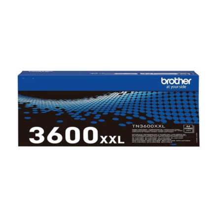 Brother TN-3600XXL Genuine Super High Yield Toner Cartridge, Black | Brother Toner cartridge | Black