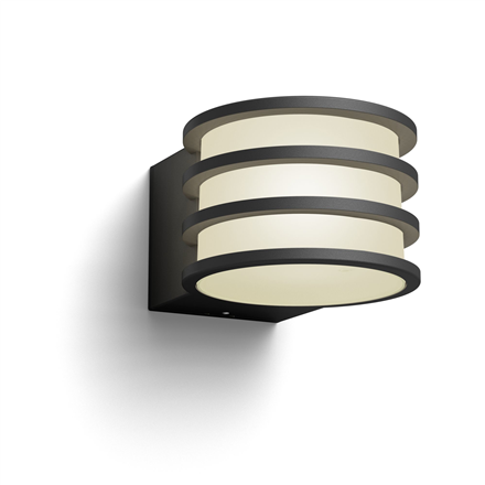Philips Hue Lucca Wall Lantern | E27 | 9 W | Warm white