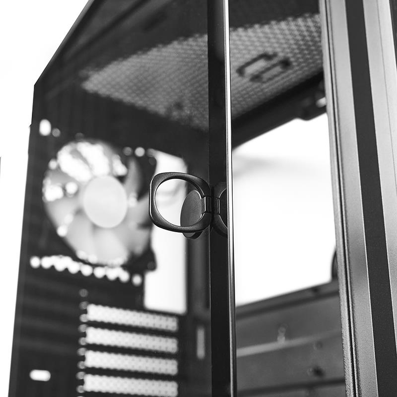 Case CHIEFTEC HUNTER 2 MidiTower Not included ATX MicroATX MiniITX Colour Black GS-02B-OP