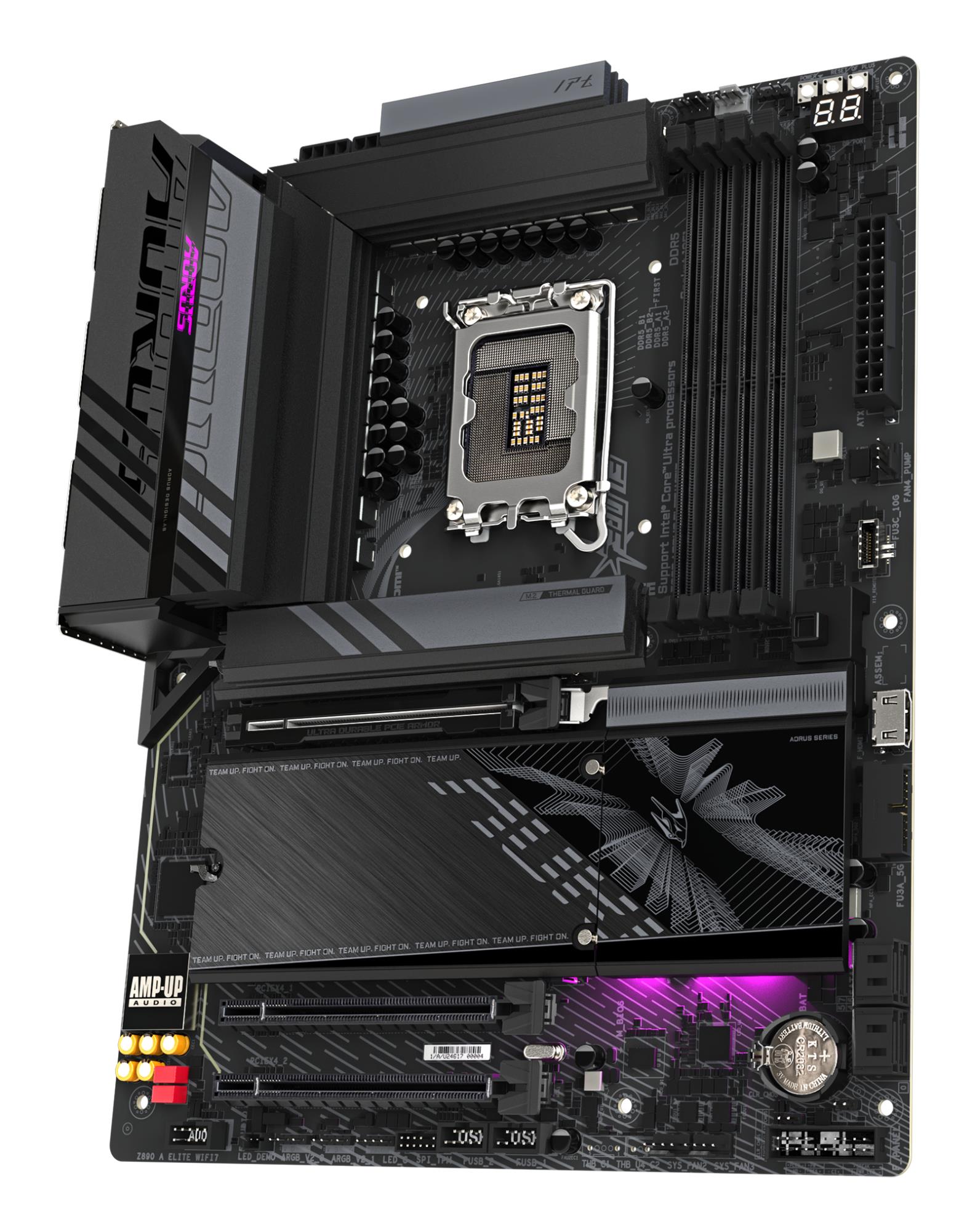 Mainboard GIGABYTE Z890 A ELITE WIFI7 1.1 Intel Z890 LGA 1851 (Socket V1) ATX RAM DDR5-SDRAM 4xSlots Wi-Fi Yes Bluetooth Yes 4xNumber of M.2 (M) slots Z890AELITEWIFI71.1