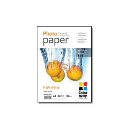 Photo Paper 20 pcs. | PG180020A4 | Glossy | White | 180 g/m² | A4