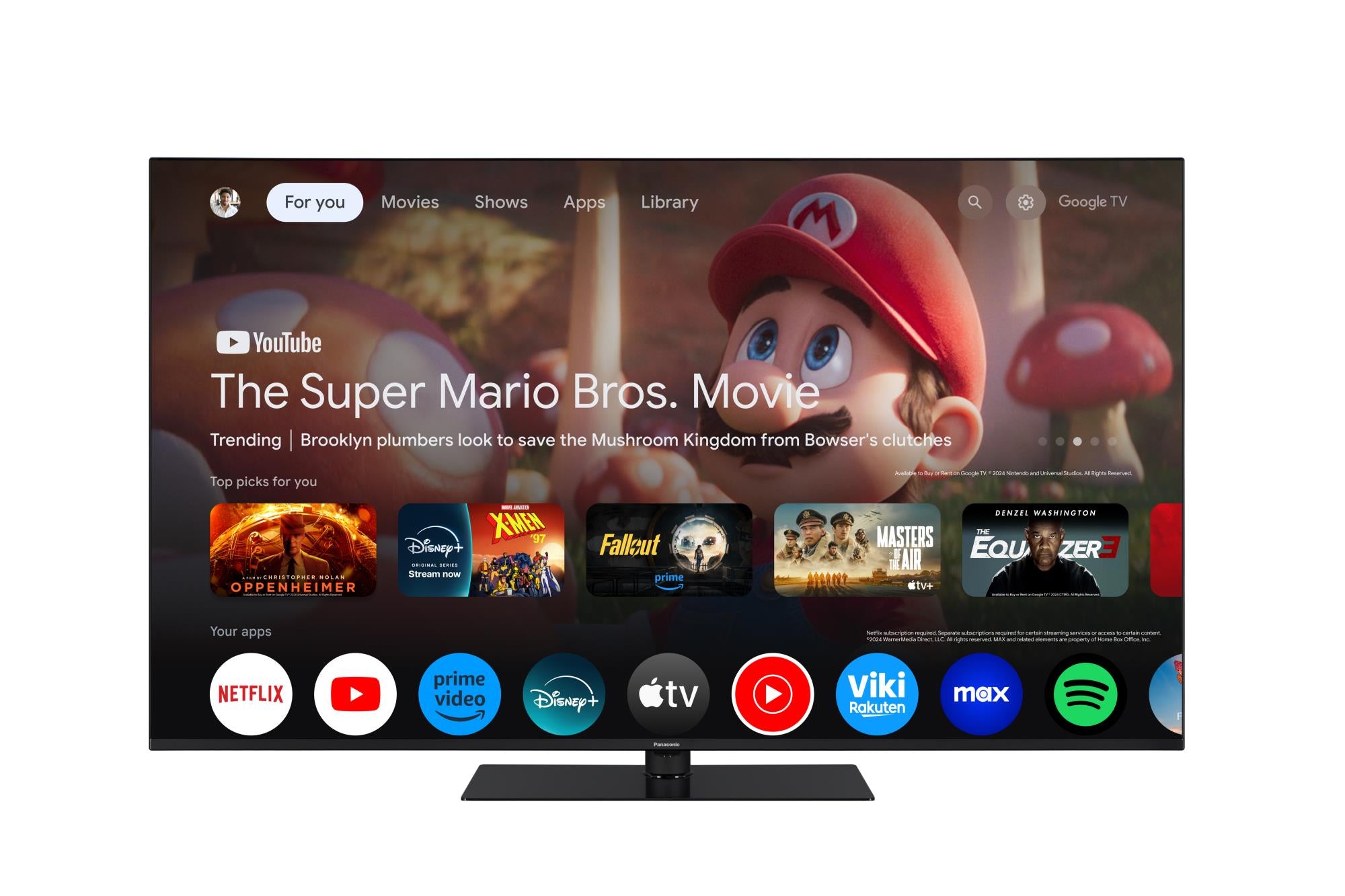 TV Set PANASONIC 65" 4K/Smart 3840x2160 Wireless LAN Bluetooth Google TV TN-65W70AEZ