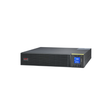 Schneider Electric Easy UPS, Rackmount 2U, Intelligent Card Slot, LCD, W/Rail Kit | SRV1KRIRK-E | 1000 VA | 900 W