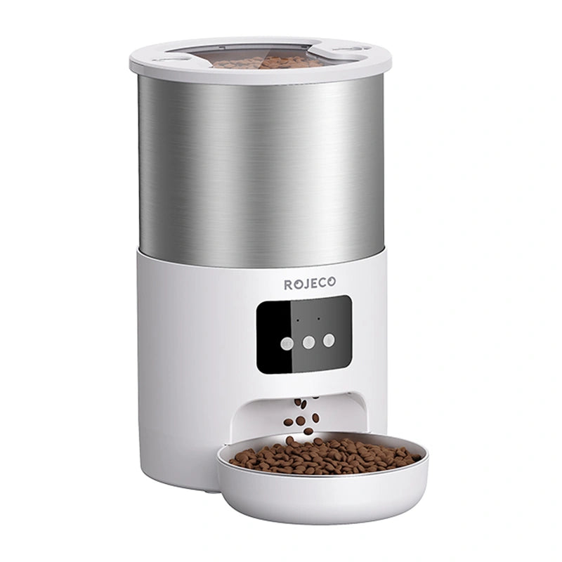 Pet food dispenser Rojeco Smart Pet Feeder 4.5l Stainless Steel - Image 1