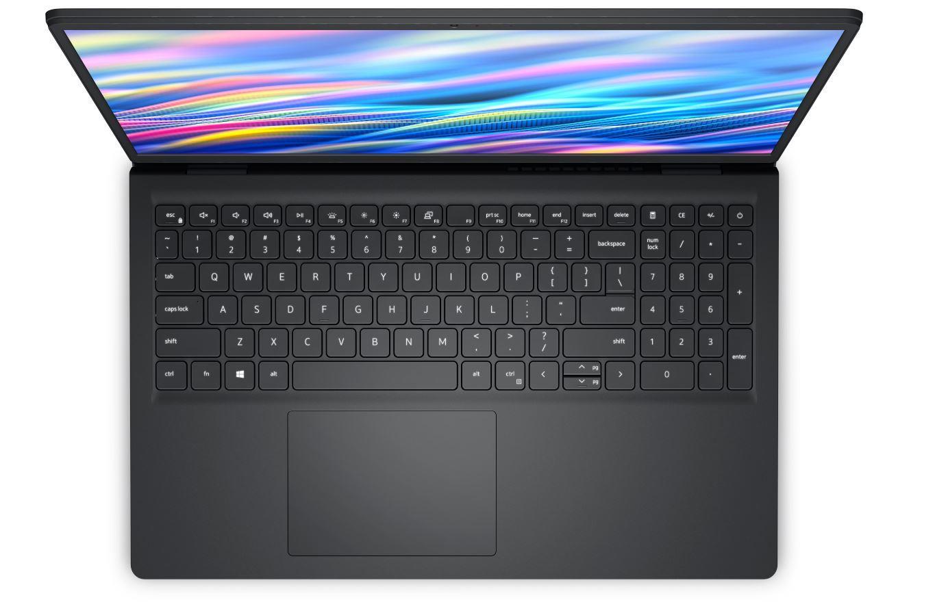 Notebook DELL DC15250 CPU Core i5 i5-1334U 1300 MHz 15.6" 1920x1080 RAM 16GB DDR4 2667 MHz SSD 512GB Intel UHD Graphics Integrated ENG Card Reader SD Windows 11 Pro Carbon Black 1.9 kg DC15250_RPLU_004_P