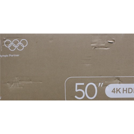 SALE OUT. TCL 50V6C 50" (126 cm) LED 4K TV | TCL LED 4K TV | 50V6C | 50 | Smart TV | Google TV | UHD | Black | DAMAGED P