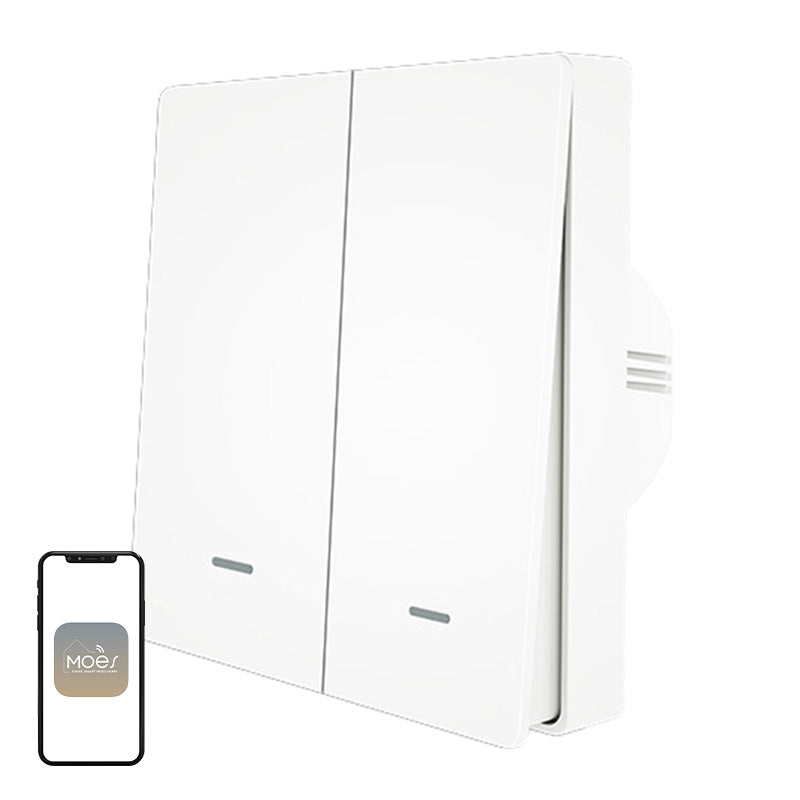 MOES ZS-B-EU2 ZigBee 2-Channel Light Switch - Image 1