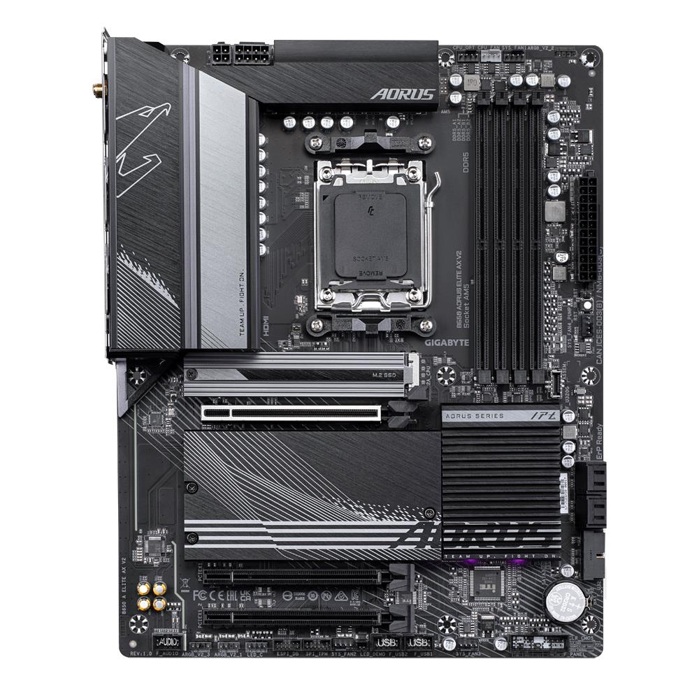 Mainboard GIGABYTE AMD B650 SAM5 ATX Memory DDR5 Memory slots 4 B650AELITEAXV21.1