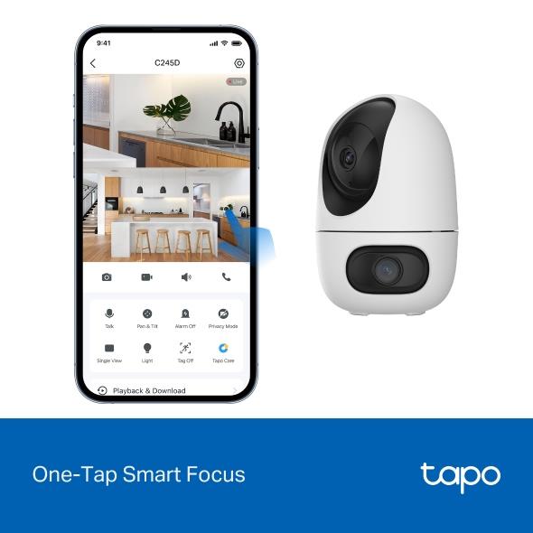 WRL CAMERA PAN/TILT/DUAL TAPO C245D TP-LINK