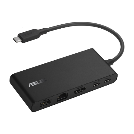 Asus Dual 4K USB-C Dock DC201 | Ethernet LAN (RJ-45) ports 1 | USB 3.0 (3.1 Gen 1) Type-C ports quantity 3 | HDMI ports 