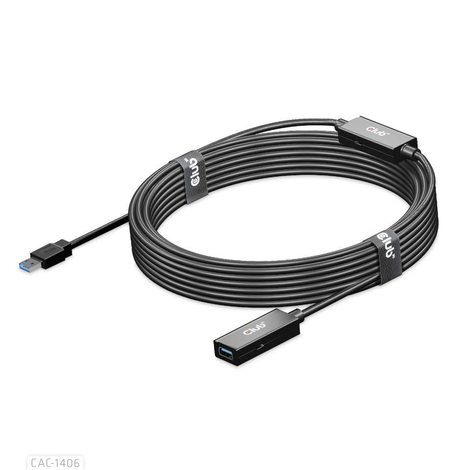 CABLE USB3.2 REPEATER 15M/M/F CAC-1406 CLUB3D