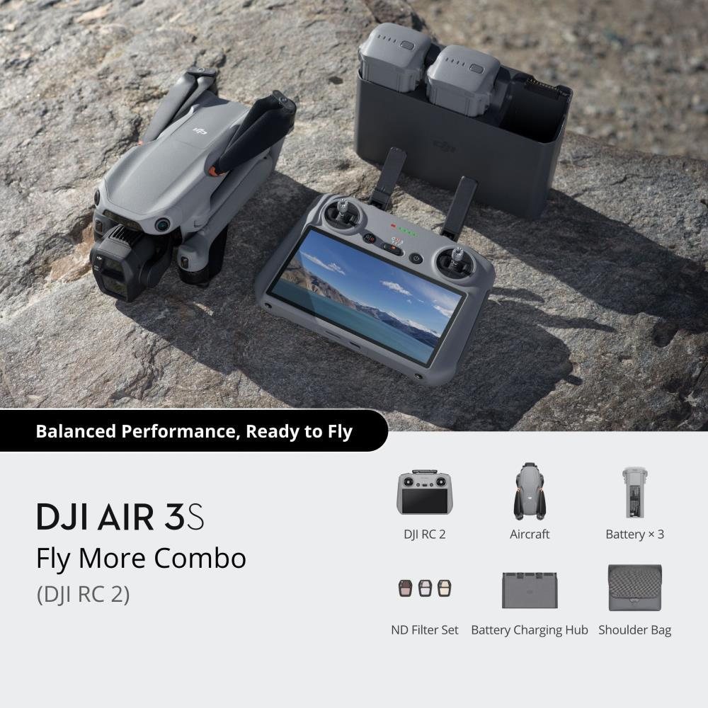 Drone DJI Air 3S Fly More Combo (DJI RC 2) Consumer CP.MA.00000816.02