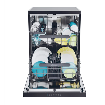 Candy Dishwasher | CF 5C6F0B | Free standing | Width 59.7 cm | Number of place settings 15 | Number of programs 8 | Ener