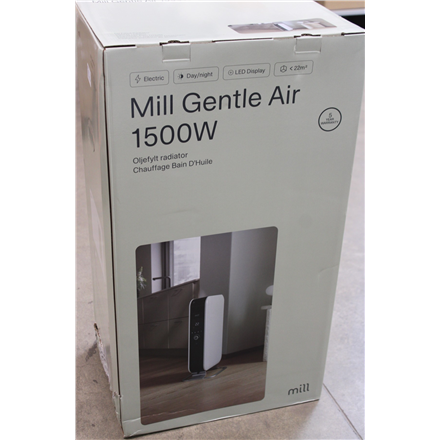 SALE OUT. Mill AB-H1500DN 1500W Oil Filled Radiator, White | Mill | Heater | AB-H1500DN | Oil Filled Radiator | 1500 W |