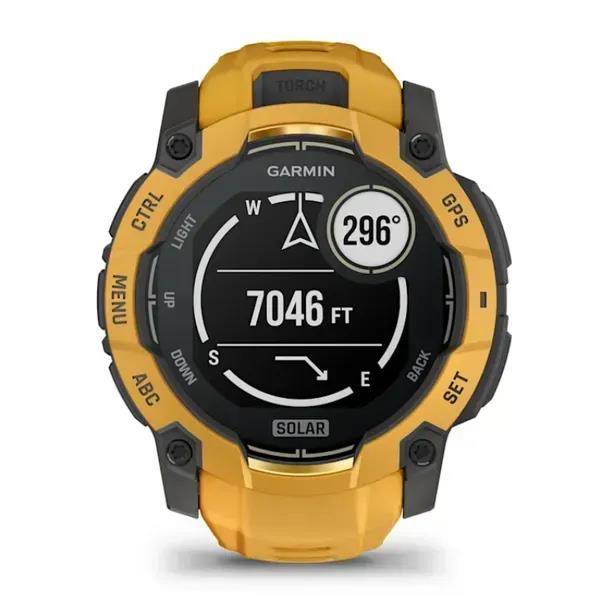 SMARTWATCH INSTINCT 3 SOLAR/SUNBURST 010-02935-02 GARMIN