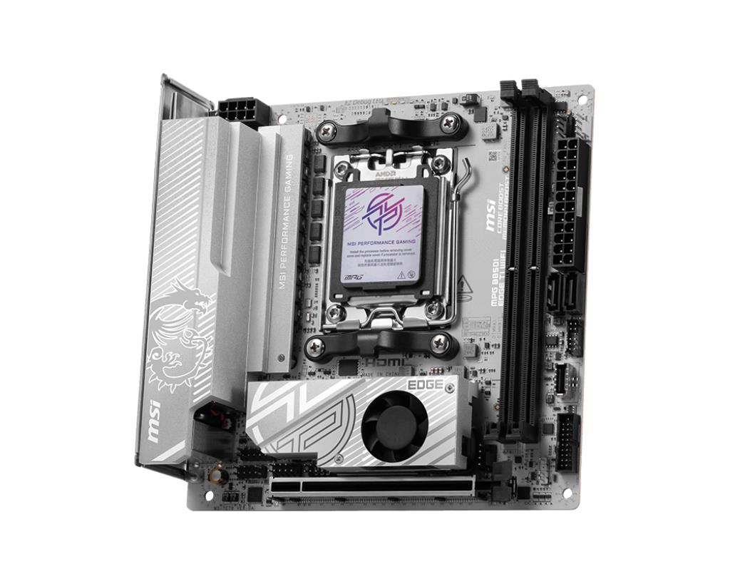 Mainboard MSI AMD B850 SAM5 Mini-ITX Memory DDR5 Memory slots 2 MPGB850IEDGETIWIFI