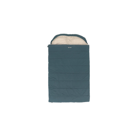 Outwell Camper Lux Double Blue | Sleeping Bag | 235 x 150 cm | -16 to 5 °C | Both Side Zipper