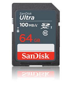 MEMORY SDXC 64GB UHS-I/SDSDUNR-064G-GN3IN SANDISK