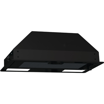 Gorenje | Hood | BHI681EB | Canopy | Energy efficiency class D | Width 58 cm | 370 m³/h | Mechanical control | LED | Bla