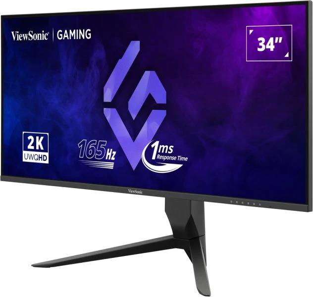 LCD Monitor VIEWSONIC 34" Gaming/21 : 9 Panel VA 3440x1440 21:9 165 Hz Matte 1 ms Swivel Height adjustable Tilt Colour Black VX3480-2K-PRO