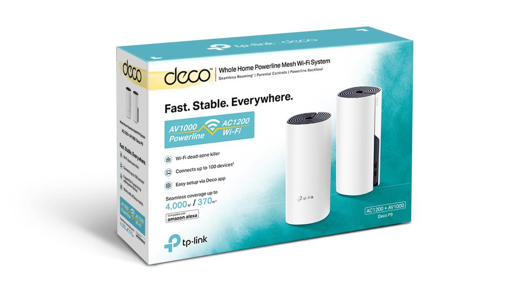 Wireless Router TP-LINK Wireless Router 2-pack 1167 Mbps Mesh IEEE 802.11a IEEE 802.11 b/g IEEE 802.11n IEEE 802.11ac LAN \ WAN ports 2 DECOP9(2-PACK)