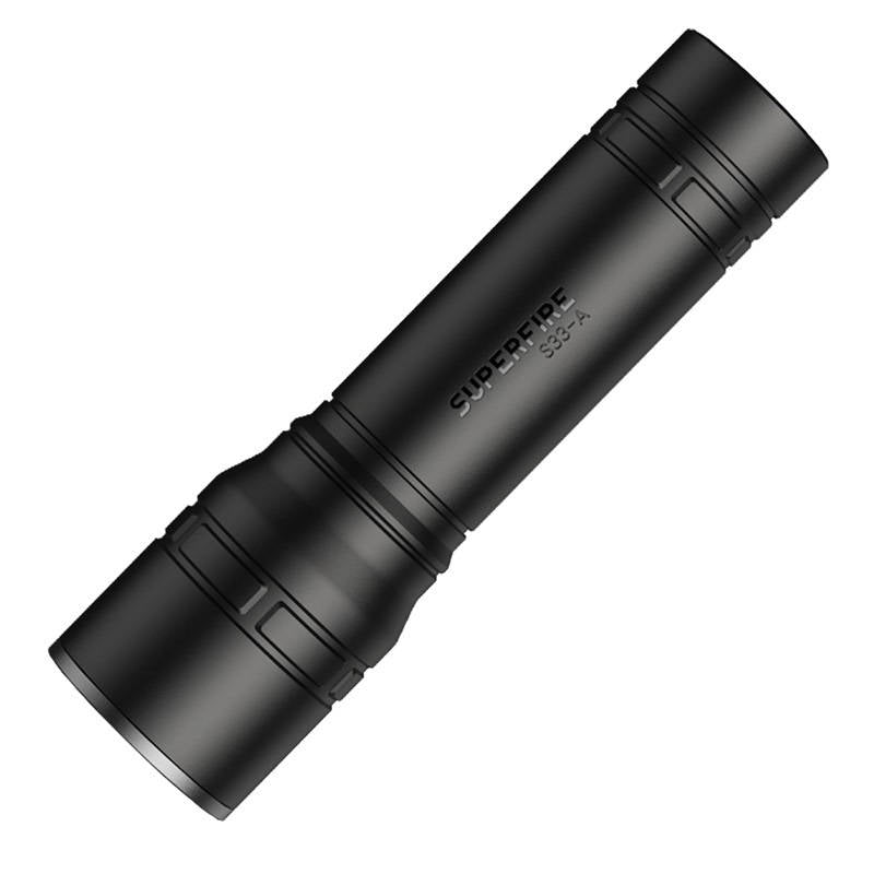 Superfire S33-A flashlight, USB, black, 4 modes - Image 1