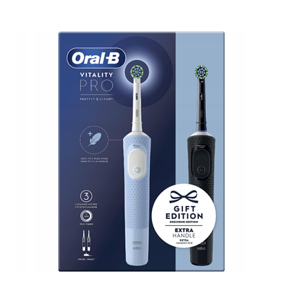 Oral-B Electric Toothbrushes | Vitality Pro Duo | Rechargeable | For adults | Number of brush heads included 2 | Number 