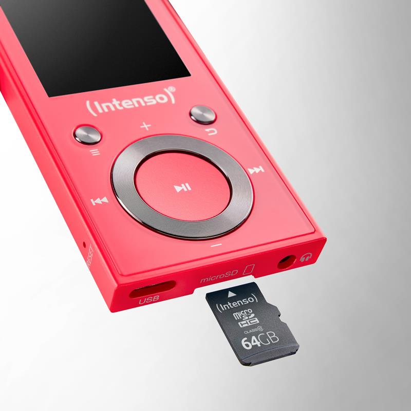 MP3 PLAYER 64GB PINK/3717493 INTENSO