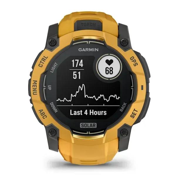 SMARTWATCH INSTINCT 3 SOLAR/SUNBURST 010-02935-02 GARMIN