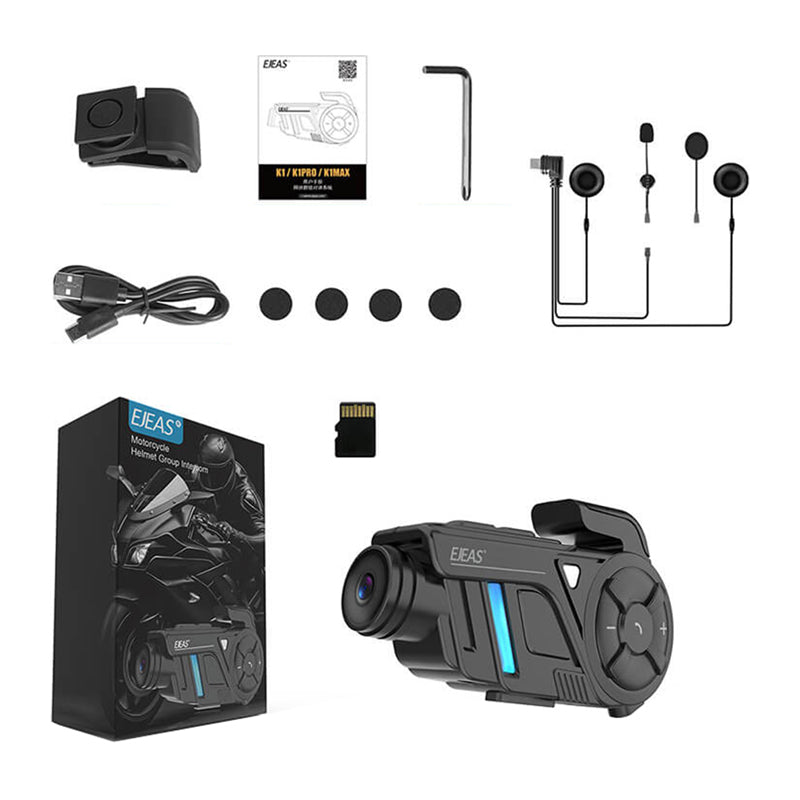 Motorcycle intercom with EJEAS K1Pro+ recorder - Image 2