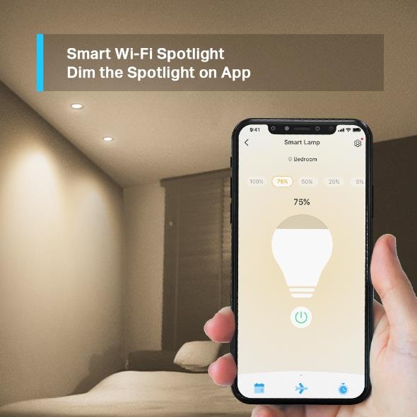 Smart Light Bulb TP-LINK Power consumption 2.9 Watts Luminous flux 350 Lumen 2700 K Beam angle 40 degrees TAPOL610