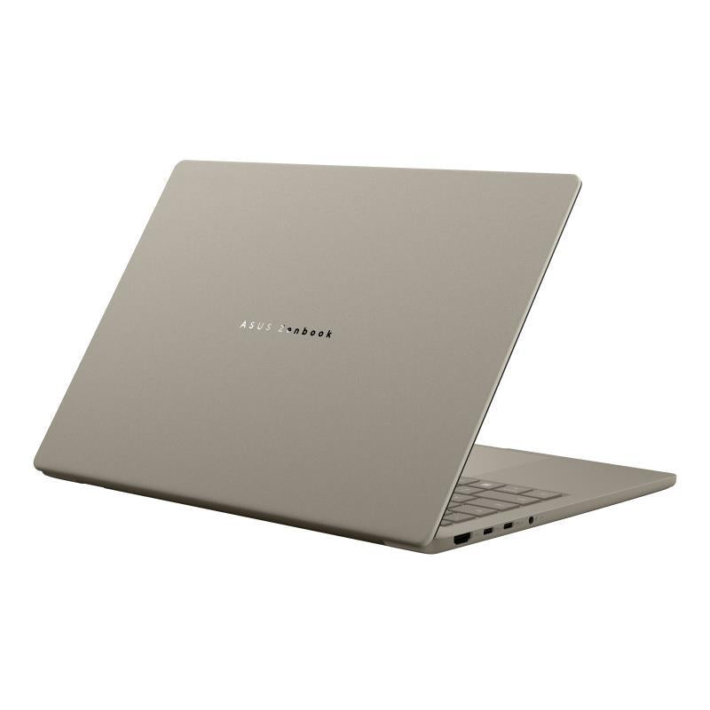 Notebook ASUS ZenBook Series UX3407QA-QD202W CPU Snapdragon X X1-26-100 14" 1920x1200 RAM 16GB LPDDR5x SSD 512GB Qualcomm Adreno Integrated ENG Windows 11 Home Beige 0.98 kg 90NB1501-M00E30