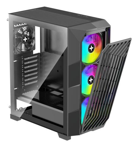 Case XILENCE ATX/micro ATX/Mini-ITX Black Midi Tower PC XILENT BREEZE II X812.ARGB