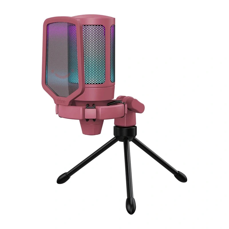 Fifine A6VR Gaming Microphone (Red) - Image 1