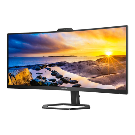 Philips | Monitor with Windows Hello Webcam | 34E1C5600HE/00 | 34 " | VA | 21:9 | 100 Hz | 4 ms | 3440 x 1440 pixels | 3