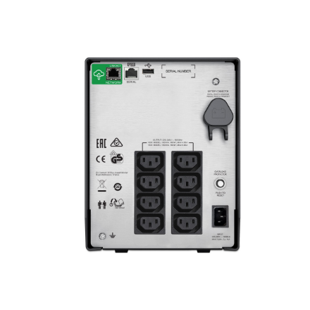Schneider Electric APC Smart-UPS C | SMC1000IC | 1000 VA | 600 W