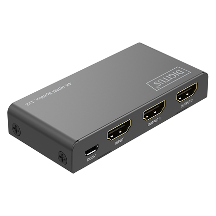 Digitus 4K HDMI Splitter, 1x2 | DS-55336 | Black