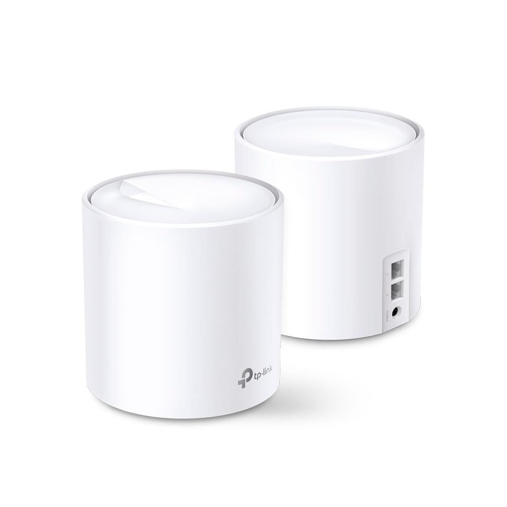 Wireless Router TP-LINK Wireless Router 2-pack 1800 Mbps Mesh IEEE 802.11a IEEE 802.11n IEEE 802.11ac IEEE 802.11ax DECOX20(2-PACK)