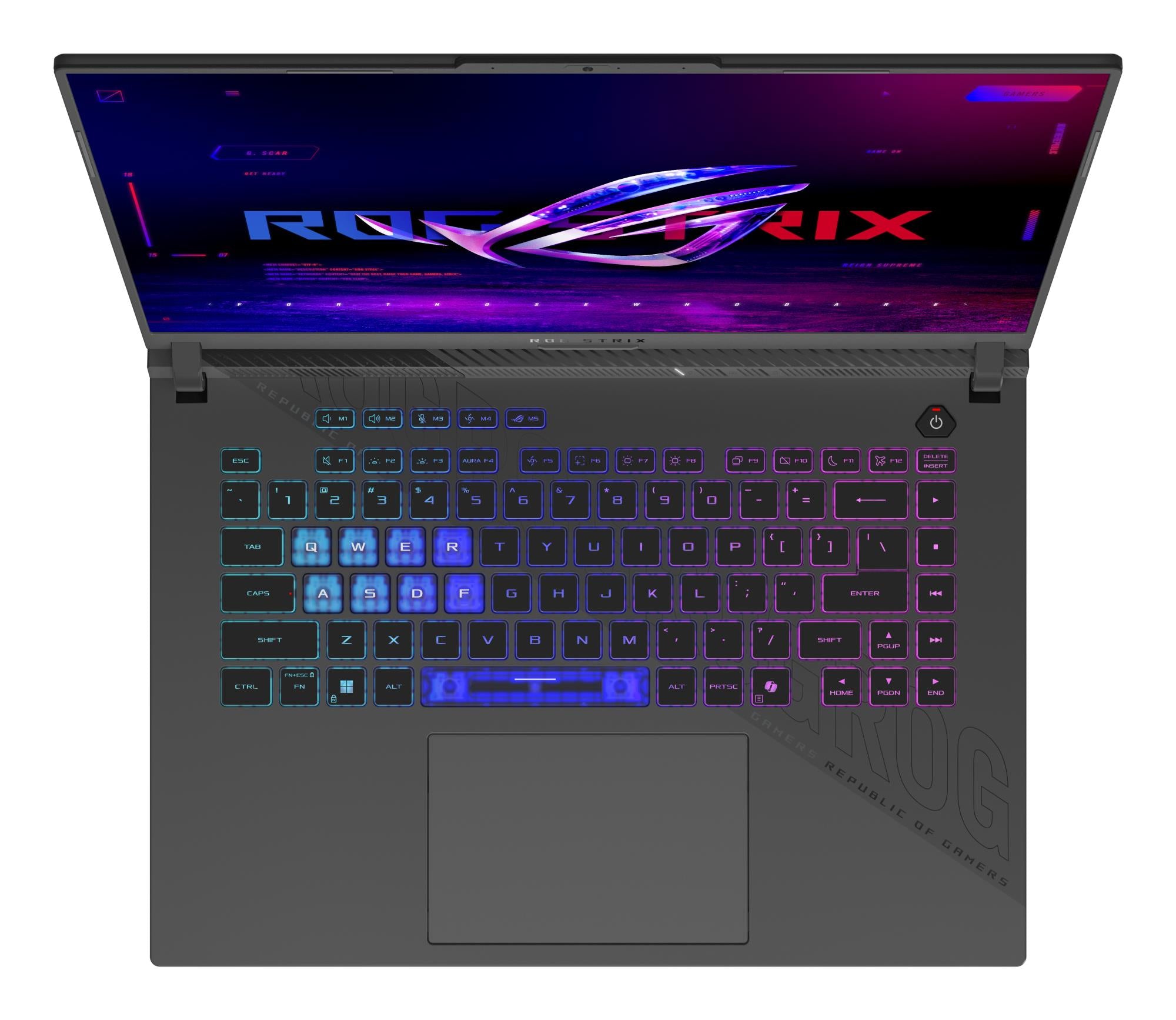 Notebook ASUS ROG Strix G16 (2025) G614PR-RV092W CPU AMD Ryzen 9 8940HX 2400 MHz 16" 1920x1200 RAM 16GB DDR5 5200 MHz SSD 1TB NVIDIA GeForce RTX 5070 Ti 12GB ENG Windows 11 Home Eclipse Grey 2.5 kg 90NR0NJ7-M00690