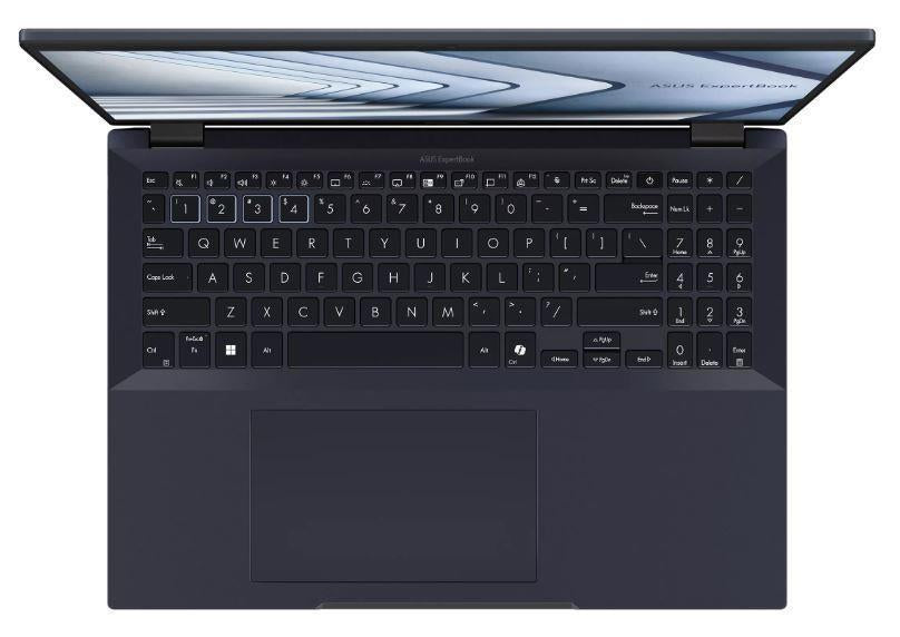 Notebook ASUS ExpertBook B3 B3604CMA-Q91093X CPU Core Ultra u5-125H 1200 MHz 16" 1920x1200 RAM 16GB DDR5 SSD 512GB Intel Graphics Integrated ENG Windows 11 Pro Black 1.9 kg 90NX0731-M01AX0