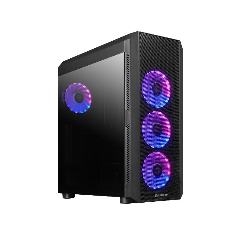 Case CHIEFTEC SCORPION 4 MiniTower Case product features Transparent panel Not included ATX MicroATX MiniITX Colour Black GL-04B-UC-OP