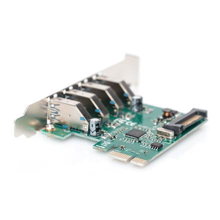 Digitus | USB 3.0, 4 Port, PCI Express Add-On card 4 Ports A/F External, VL805 chipset | DS-30221-1