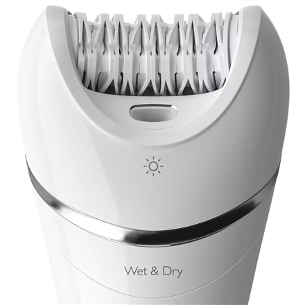 Philips | Epilator | BRE710/00 | Operating time (max) 40 min | Number of power levels N/A | Wet & Dry | White/Pink