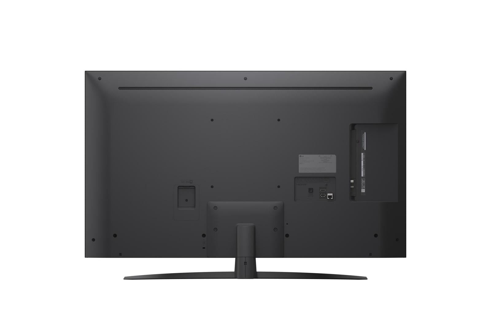 TV Set LG 43" 4K/Smart 3840x2160 Wireless LAN Bluetooth webOS Black 43NANO81A3A